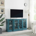 Modern 62" TV Stand with Large Top & 6 Shelves