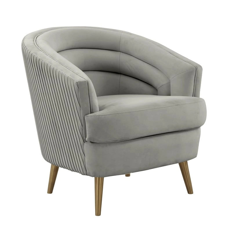 Velvet Accent Chair - 29W x 32.6D x 31H