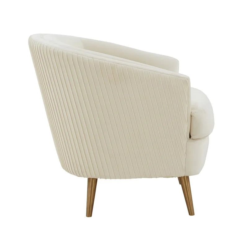 Velvet Accent Chair - 29W x 32.6D x 31H