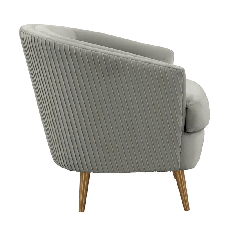 Velvet Accent Chair - 29W x 32.6D x 31H