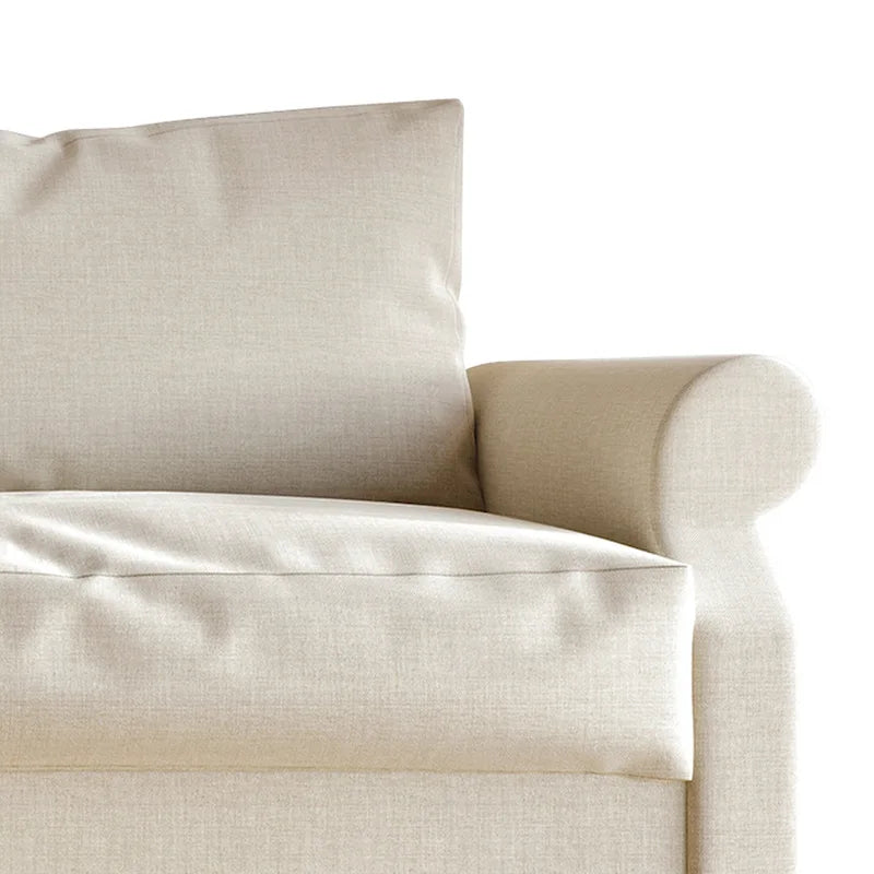 Classic Linen Upholstered Arm Chair