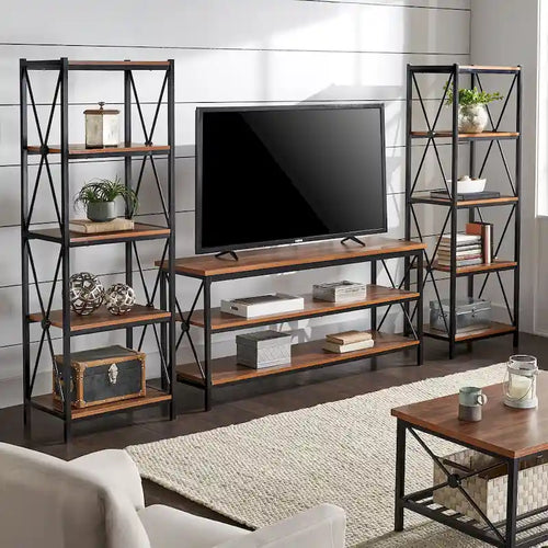 Eulalia 62 W Metal Etagere TV Stand for TVs up to 70 by iNSPIRE Q Classic