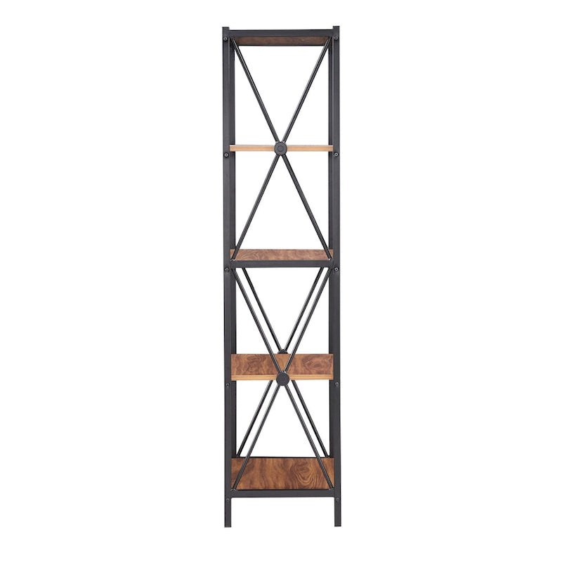 62" W Metal Etagere TV Stand for TVs up to 70"