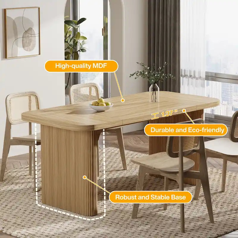 Modern Executive Computer Desk with Engineered Wood Top and Legs