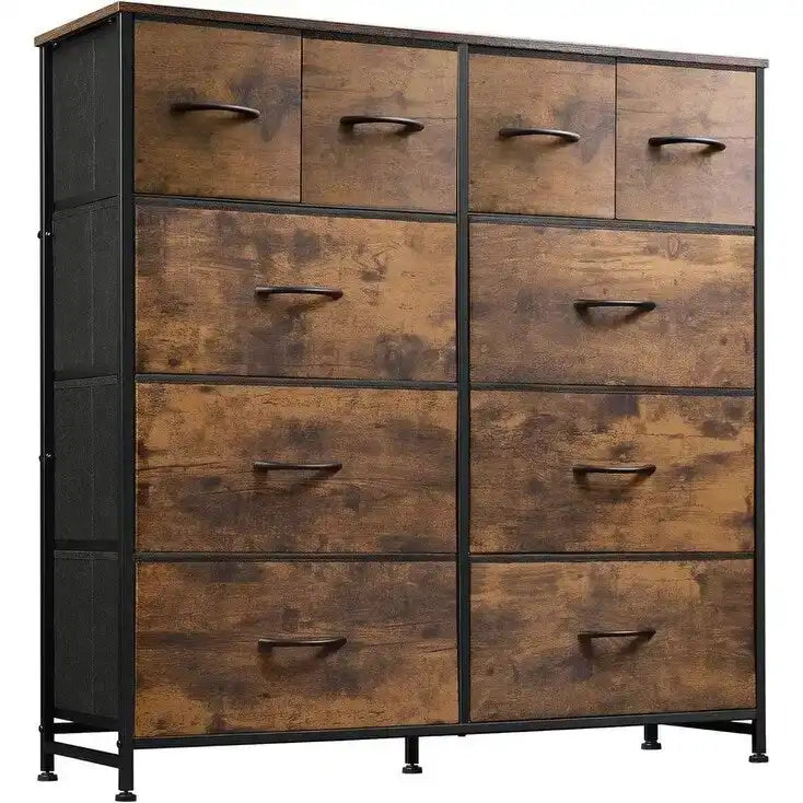 Fabric Dresser for Bedroom - 11.7D x 39.4W x 39.4H