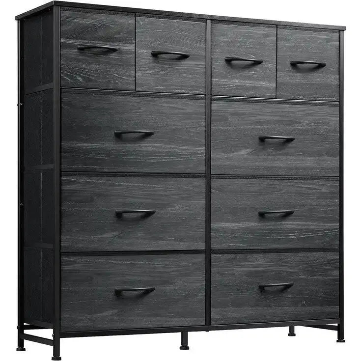 Fabric Dresser for Bedroom - 11.7D x 39.4W x 39.4H