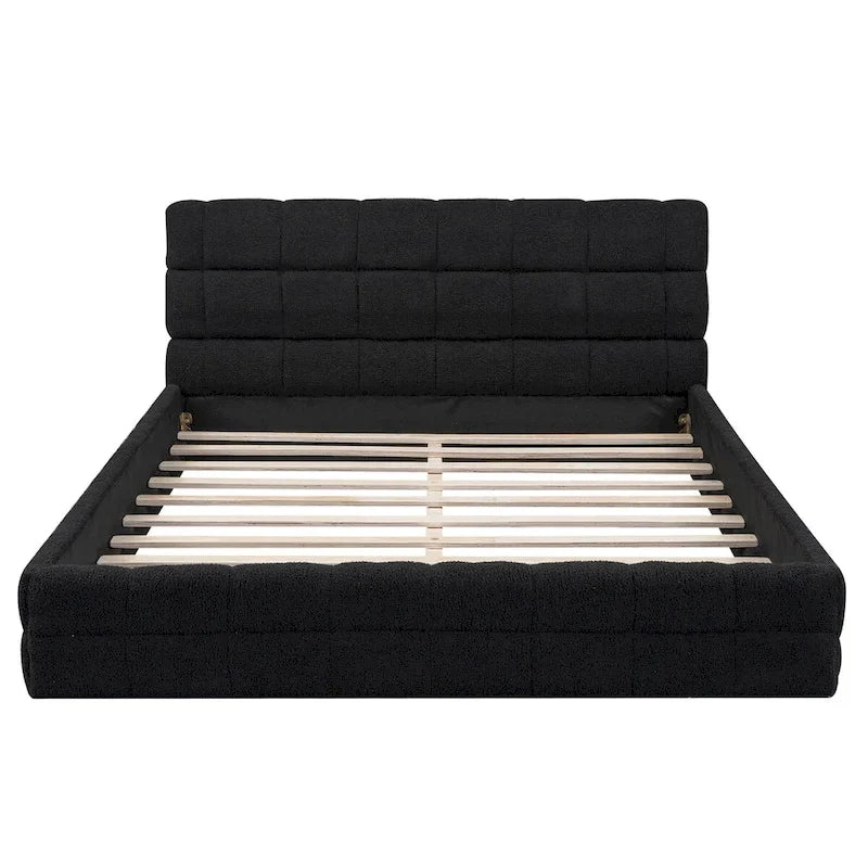 Queen Size Upholstered Platform Bed