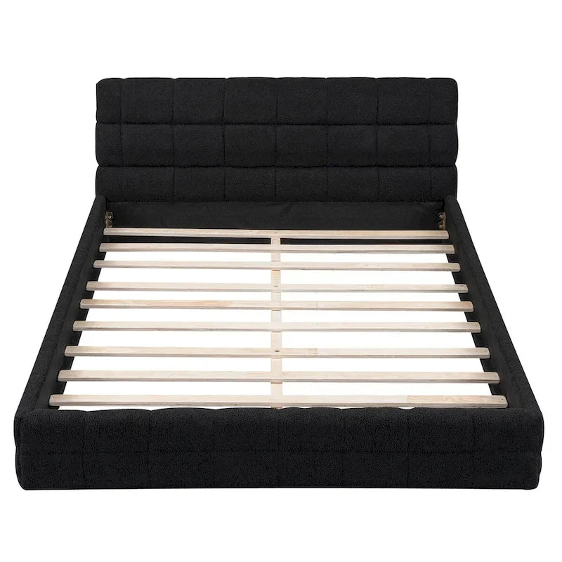 Queen Size Upholstered Platform Bed