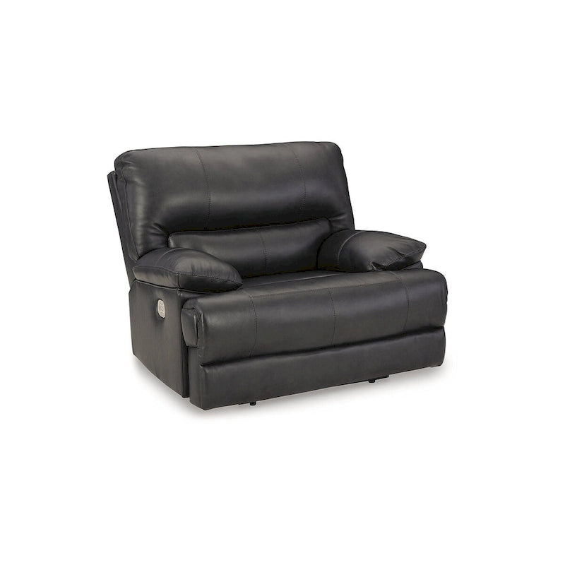 Black Leather Power Recliner