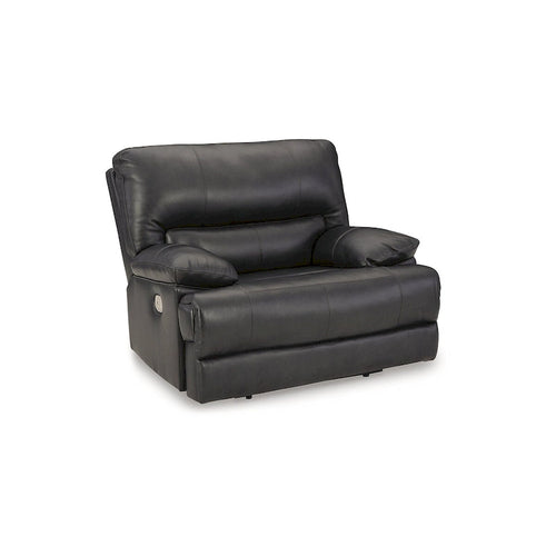 Black Leather Power Recliner