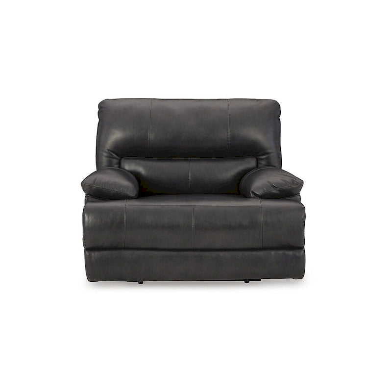 Black Leather Power Recliner
