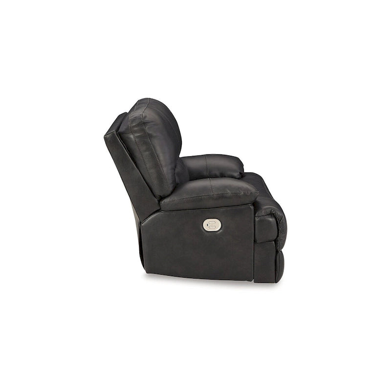 Black Leather Power Recliner