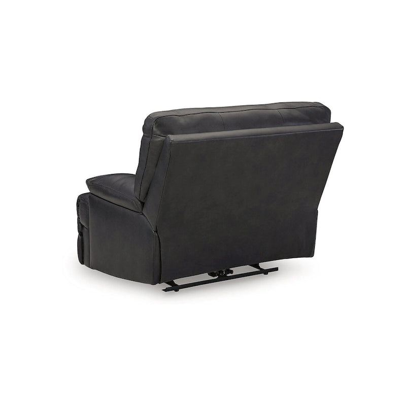 Black Leather Power Recliner