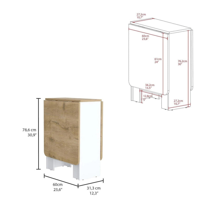 Folding Table Space-Saving with Compact Design