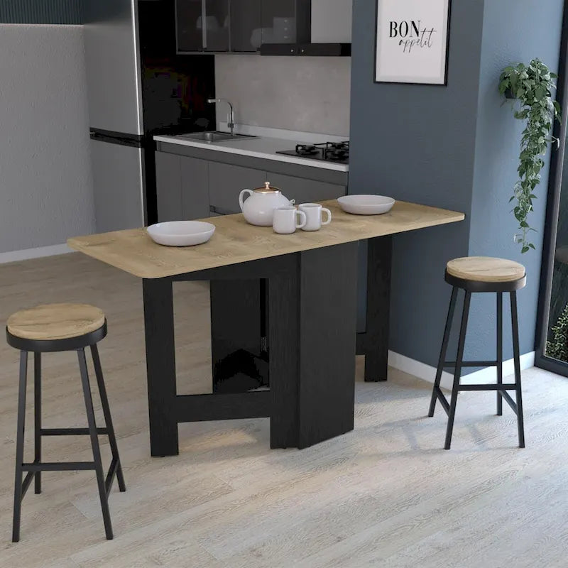 Folding Table Space-Saving with Compact Design